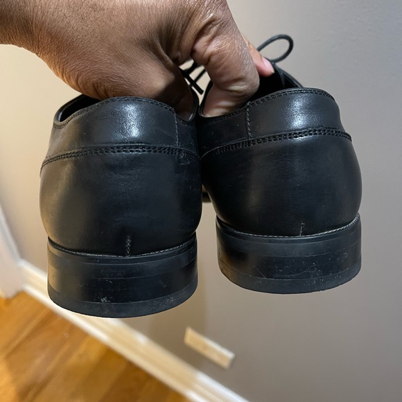 Calvin Klein Carlton lace-up dress shoes Blk Sz 9M - Picture 10 of 16
